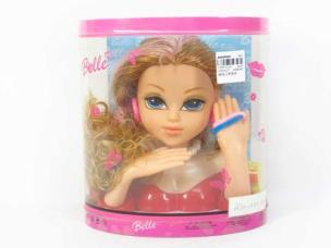 Okładka książki GŁOWA DO CZESANIA 18 CM. Z DŹWIĘKIEM I ŚWIATŁEM W