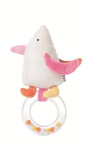 Opakowanie Grzechotka z kółeczkiem ptaszek 13cm