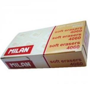 Opakowanie Gumka szkolna 3 kolory z nadrukiem (60szt) MILAN