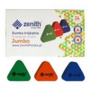 Opakowanie Gumka trójkątna Jumbo mix (24szt) ZENITH
