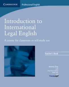 Okładka książki Introduction to International Legal English Teacher's Book
