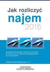 Okładka książki Jak rozliczyć najem 2015