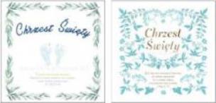 Opakowanie Kartki na Chrzest Święty ( mix 6 szt )