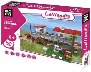Opakowanie Klocki Blocki Lalilandia 393 el. Willa na plaży