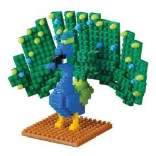 Opakowanie Klocki Paw 146 części BRIXIES