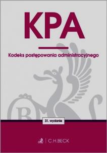 Okładka książki Kodeks postępowania administracyjnego