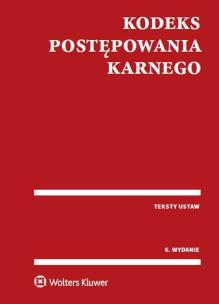 Okładka książki Kodeks postępowania karnego