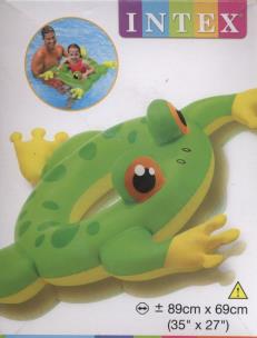Opakowanie Koło do pływania Duży zwierzak 89x69 cm Żaba