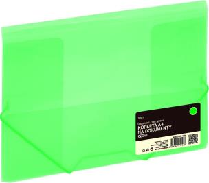 Opakowanie Koperta A4 na gumkę zielona GRAND