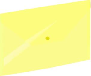 Opakowanie Koperta A4 na zatrzask żółta GRAND