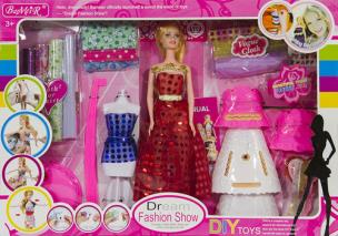 Opakowanie Lalka Kreatorka Mody salon projektowania sukni