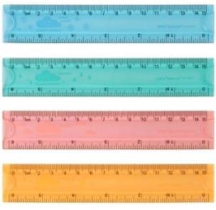 Opakowanie Linijka 15cm 6205 elastyczna DELI