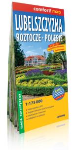 Okładka książki Lubelszczyzna, Roztocze, Polesie comfort! map laminowana mapa turystyczna