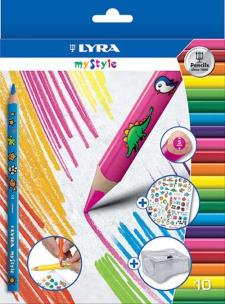 Opakowanie Lyra Kredki My Style 10 sztuk