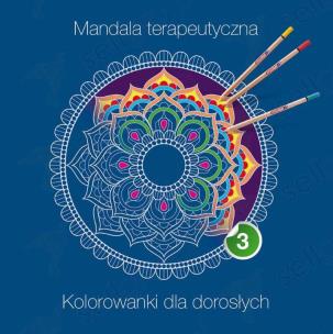Okładka książki Mandala terapeutyczna 3. Kolorowanki dla dorosłych