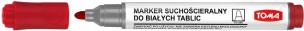 Opakowanie Marker do tablic okrągły czerwony (10szt) TOMA