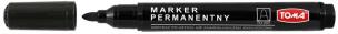 Opakowanie Marker permanentny 202 czarny (10szt)TOMA