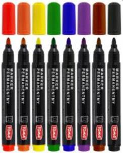 Opakowanie Marker Permanentny 202 dspl (100szt)TOMA