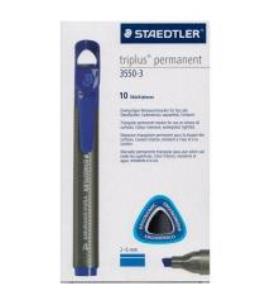 Opakowanie Marker permanentny Triplus 3550 niebieski (10szt)
