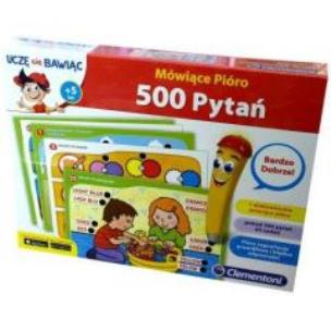 Okładka książki Mówiące pióro 500 pytań dla ucznia