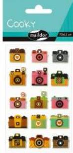 Opakowanie Naklejki 3D Aparaty foto MAILDOR