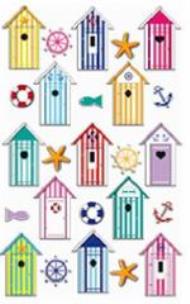 Opakowanie Naklejki 3D Domki MAILDOR