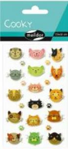 Opakowanie Naklejki 3D Koty i łapki MAILDOR