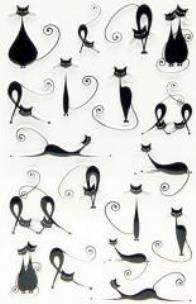 Opakowanie Naklejki 3D Koty MAILDOR