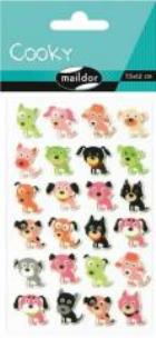 Opakowanie Naklejki 3D Pieski MAILDOR