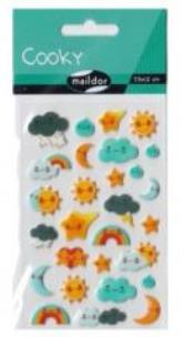 Opakowanie Naklejki 3D Pogoda MAILDOR