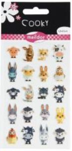 Opakowanie Naklejki 3D Zwierzęta MAILDOR