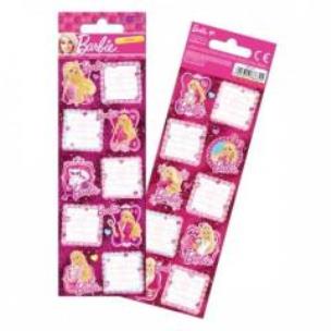 Opakowanie Naklejki na zeszyt Barbie