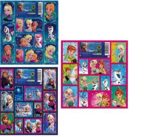 Opakowanie Nalepki 16x16 Kraina Lodu DERFORM