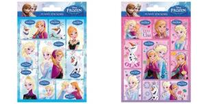 Opakowanie Nalepki Funny Kraina Lodu 25 sztuk mix