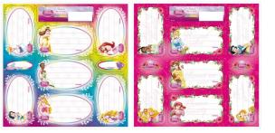 Opakowanie Nalepki na zeszyty Księżniczki Mix (50szt) DERFORM