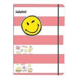 Okładka książki Notatnik A4/2x40 kratka/linia My Book Flex Smileyworld Girly