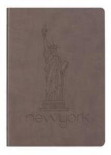 Opakowanie Notes 140x200 80k. brązowy Nowy York D.RECT