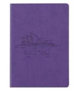 Opakowanie Notes 140x200 80k. fioletowy Sydney D.RECT