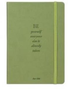 Opakowanie Notes 140x200 80k. z gumką zielony D.RECT