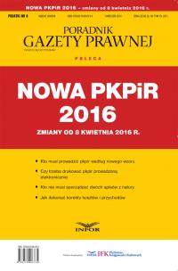 Okładka książki Nowa PKPIR 2016