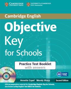 Okładka książki Objective Key for Schools Practice Test Booklet with answers + CD