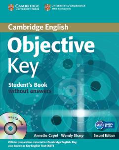Okładka książki Objective Key Student's Book without answers + Practice tests booklet + CD