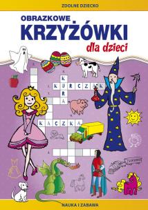 Okładka książki Obrazkowe krzyżówki dla dzieci