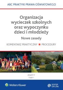 Okładka książki Organizacja wycieczek szkolnych oraz wypoczynku dzieci i młodzieży