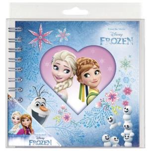 Opakowanie Pamiętnik spiralny Kraina Lodu niebieski