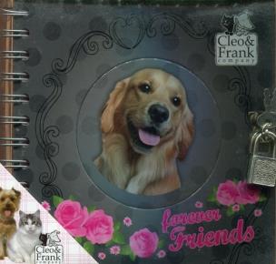 Opakowanie Pamiętnik spiralny z kłódką Cleo&Frank szary