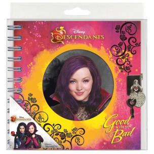 Opakowanie Pamiętnik spiralny z kłódką Descendants Good is the new Bad