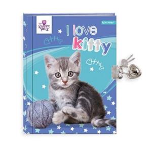 Opakowanie Pamiętnik z kłódką Kotek