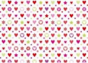 Opakowanie Papier 2M Małe serduszka