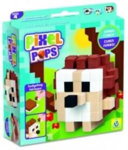 Opakowanie Piankowe zwierzaki z sześcianów - PixelPops Jeżyk
